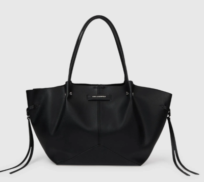 Bolso tote mediano Karl Pierced blk